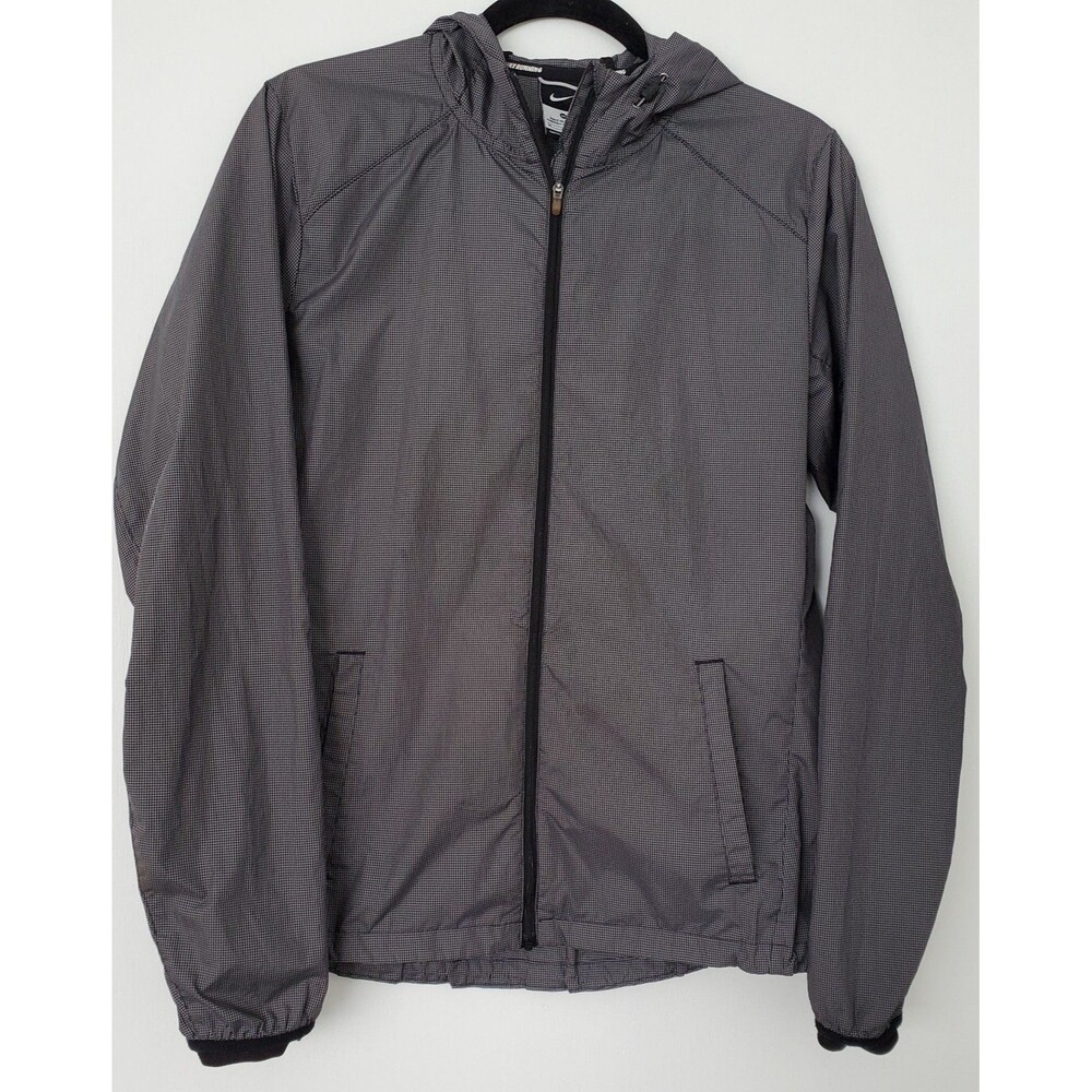 Nike Women’s Polyester Lightweight Windbreaker Running Jacket Full-zip Medium